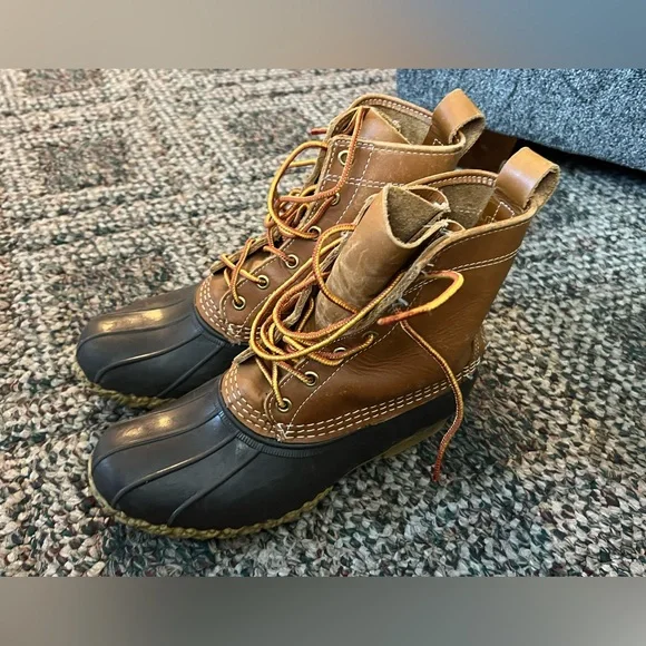 Brown Bean Boots fits men’s size 7-7 1/2 - Picture 2 of 5